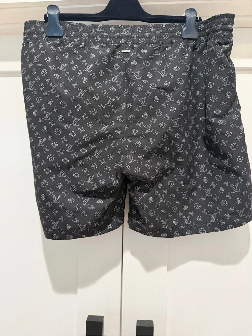 Louis Vuitton Men's Gray Monogram Swim Trunks